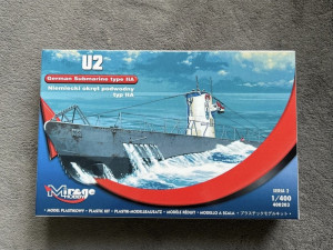 Maketa podmornica Das U-Boot IIa U-2 1/400 1:400