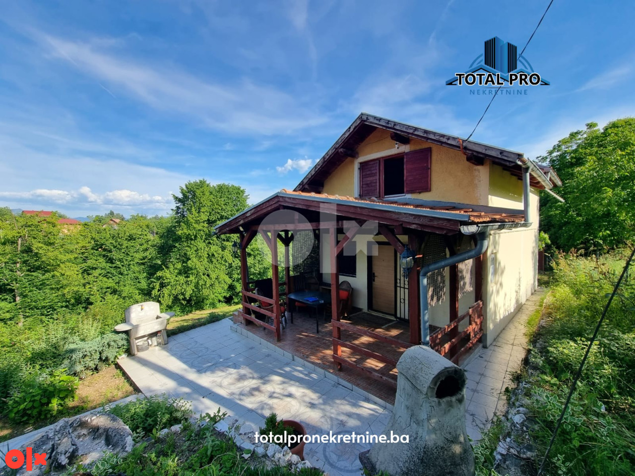 TOTAL PRO / Zemljište s vikendicom 1543 m2 / Binježevo / Ilidža