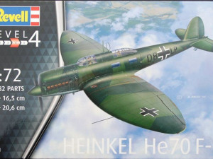 Maketa aviona avion Heinkel He 70 1/72 1:72 Revell