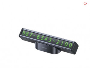 Parking tablica za prikaz broja telefona BASEUS 040274