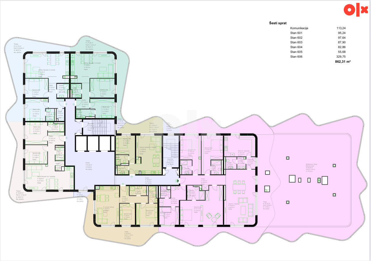 TRIMMO/Stan Sarajevo novogradnja, Ilidža-Waves 3 od 51 - 110m2 3