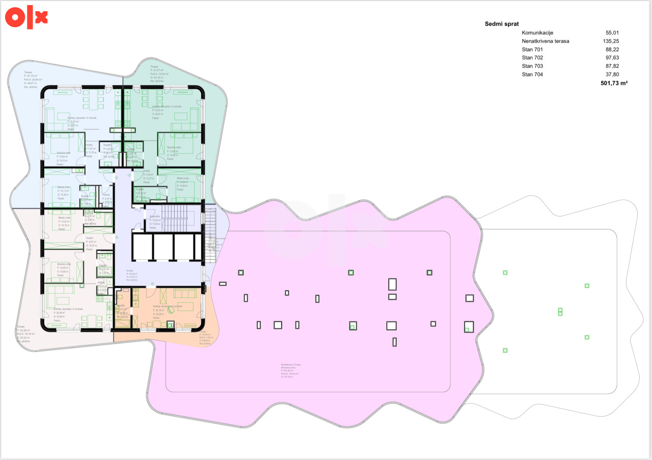 TRIMMO/Stan Sarajevo novogradnja, Ilidža-Waves 3 od 51 - 110m2 4