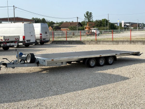 AUTO PRIKOLICA ZA PREVOZ VOZILA 6m GUME 10" NOVO 3 OSOVINE