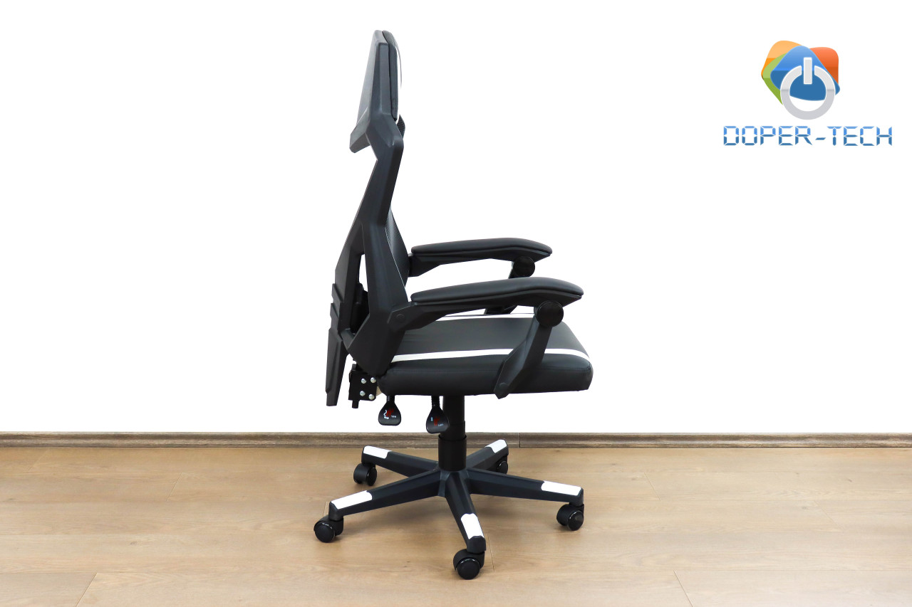 Gaming stolica Canyon Flow MCH01 crno-bijela DOPER