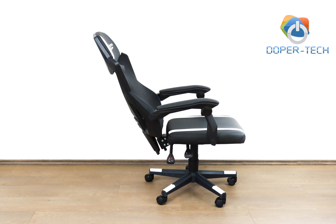 Gaming stolica Canyon Flow MCH01 crno-bijela DOPER