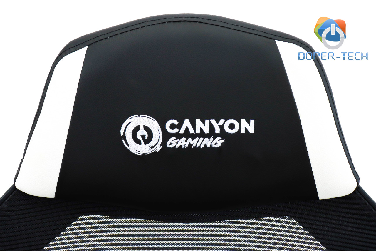 Gaming stolica Canyon Flow MCH01 crno-bijela DOPER