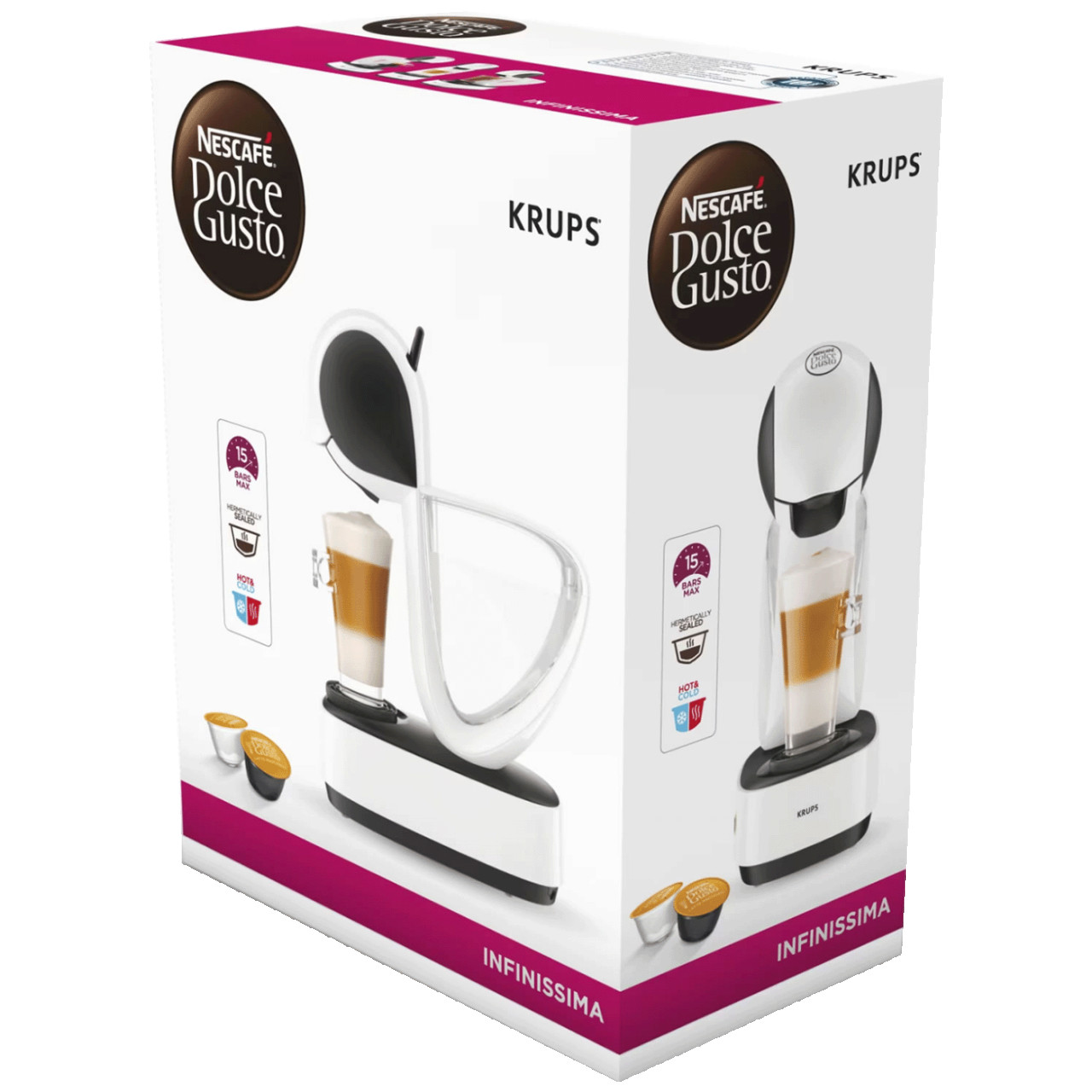 Krups Aparat za espresso kafu, 1500 W, DolceGusto Infinissima ...
