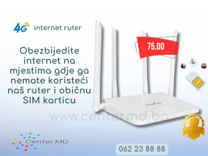 4G/5G internet ruter sa sim karticom- 1 god garancije