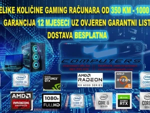 RAČUNAR GAMING i7 / GTX / RTX / RADEON / 16GB RAM/ RYZEN/ i5
