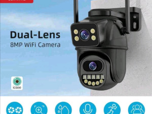 Wi Fi Kamera Dual 4K 8MP Video Nadzor WiFi 065 786 350