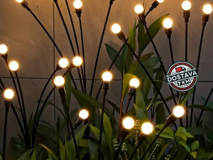 Solarna vrtna lampa 9 lampica