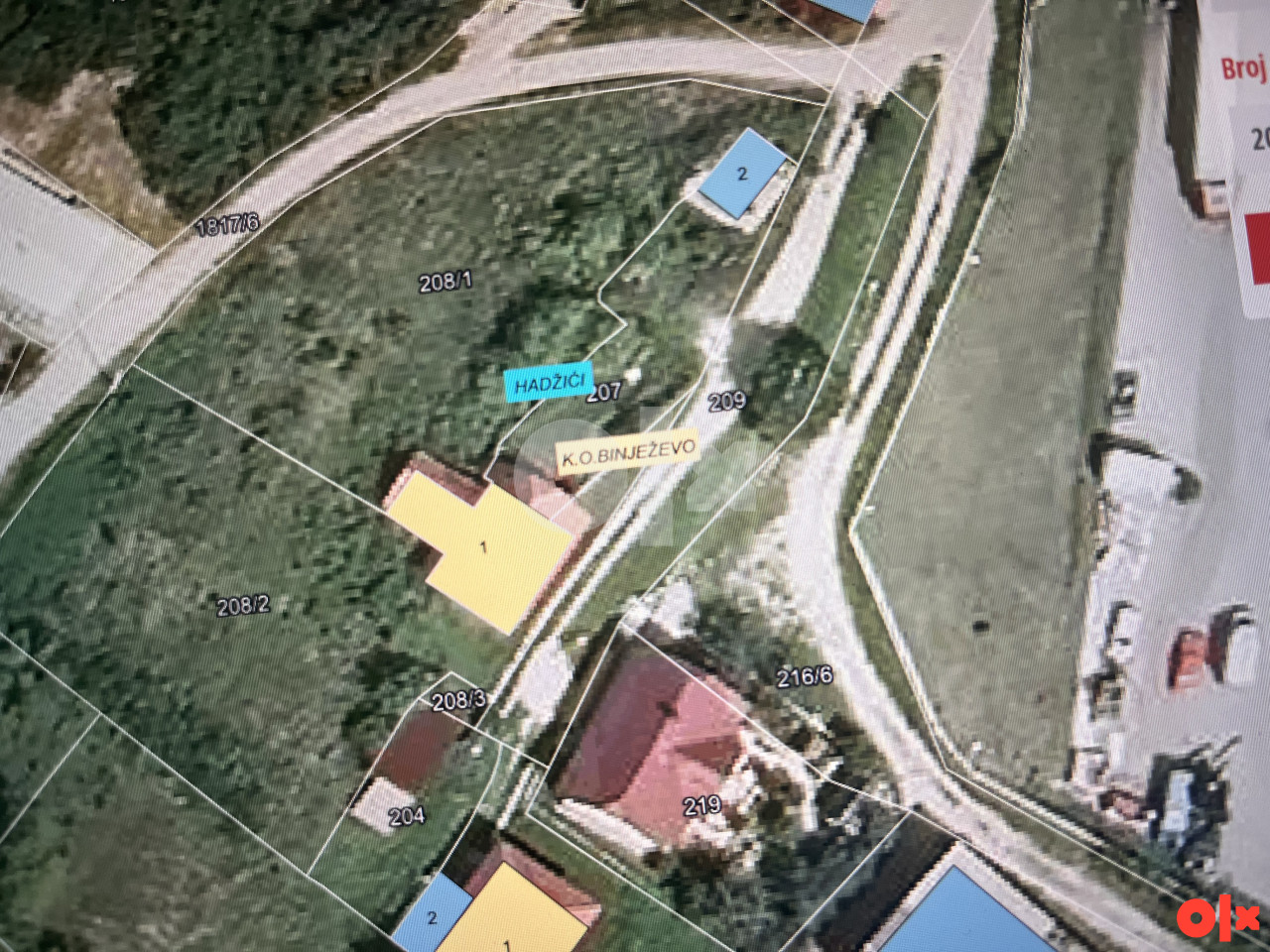 Gradjevinsko Zemljište  Hadžići 2.078m2 2