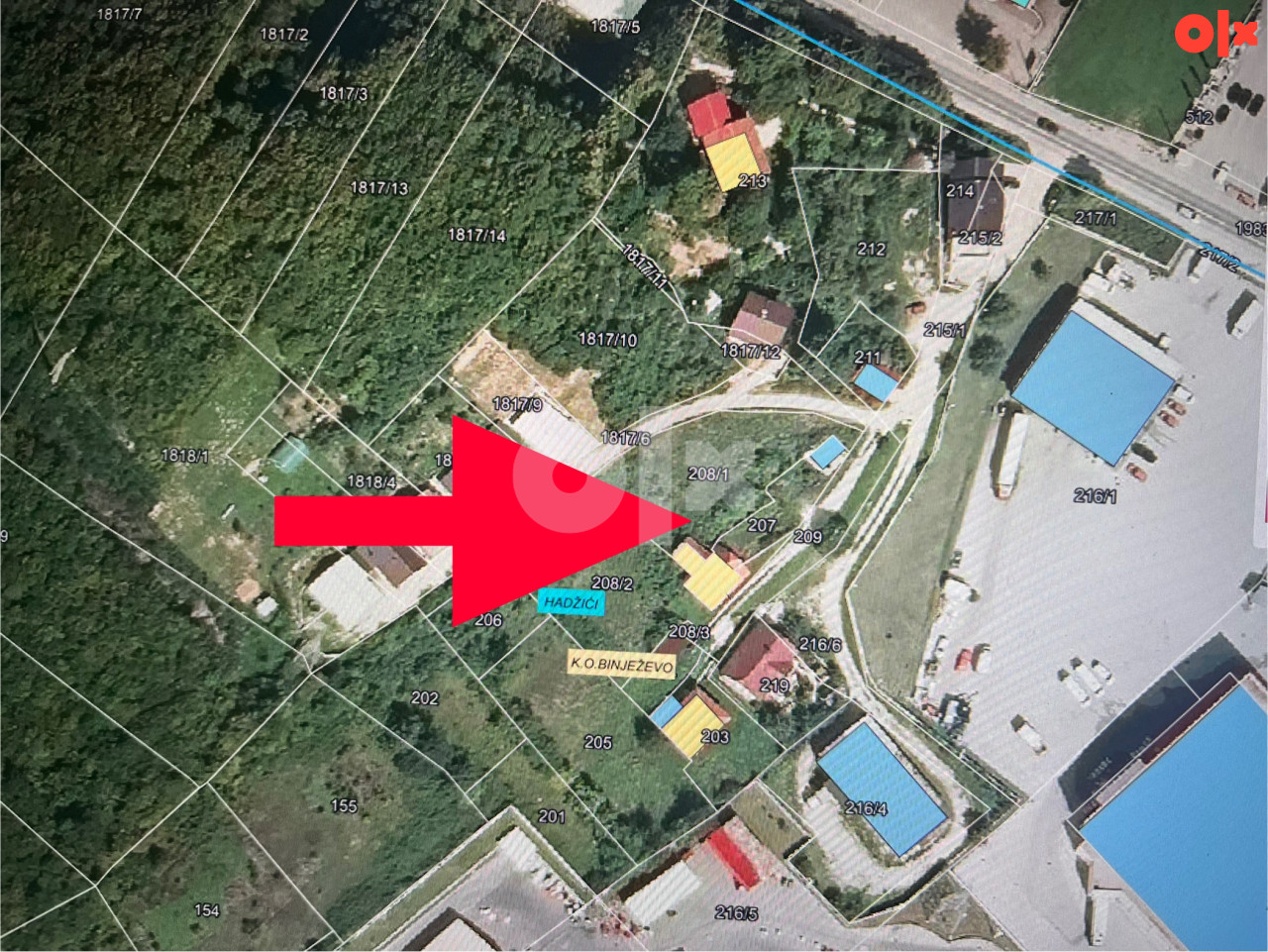 Gradjevinsko Zemljište  Hadžići 2.078m2 8