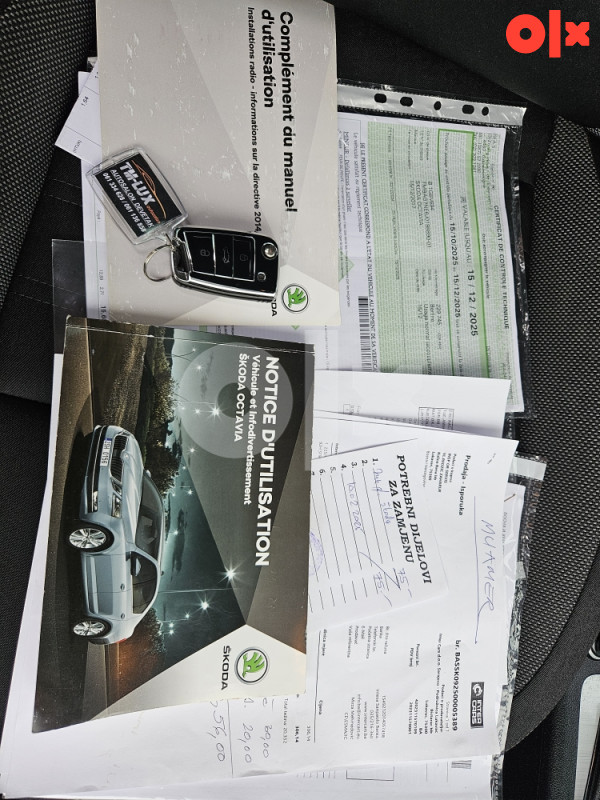 Škoda Octavia automatik 1.6TDI 85kW 207 god uvoz