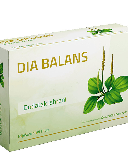 DIA BALANS - BILJNI SIRUP ZA DIJABETES REGULISANJE ŠEĆERA KRVI