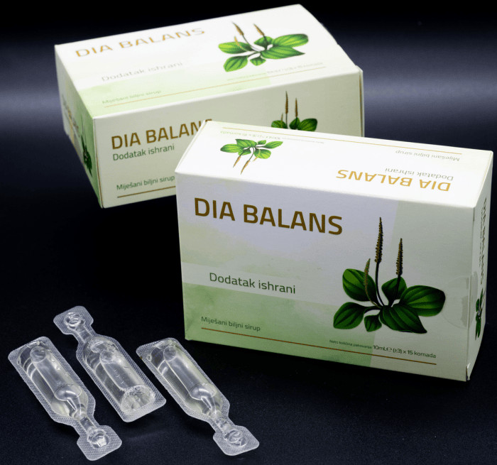 DIA BALANS - BILJNI SIRUP ZA DIJABETES REGULISANJE ŠEĆERA KRVI