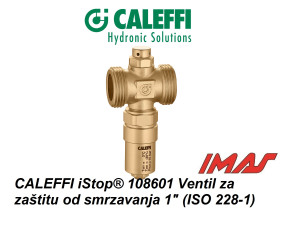 SIGURNOSNI VENTIL PROTIV SMRZAVANJA 1" CALEFFI 108601