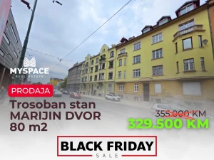 *AKCIJA* Stan/ Marijin Dvor/ RENOVIRAN/ NAMJESTEN/ 80 m2