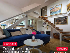 *AKCIJA* Stan/ Marijin Dvor/ RENOVIRAN/ NAMJESTEN/ 80 m2