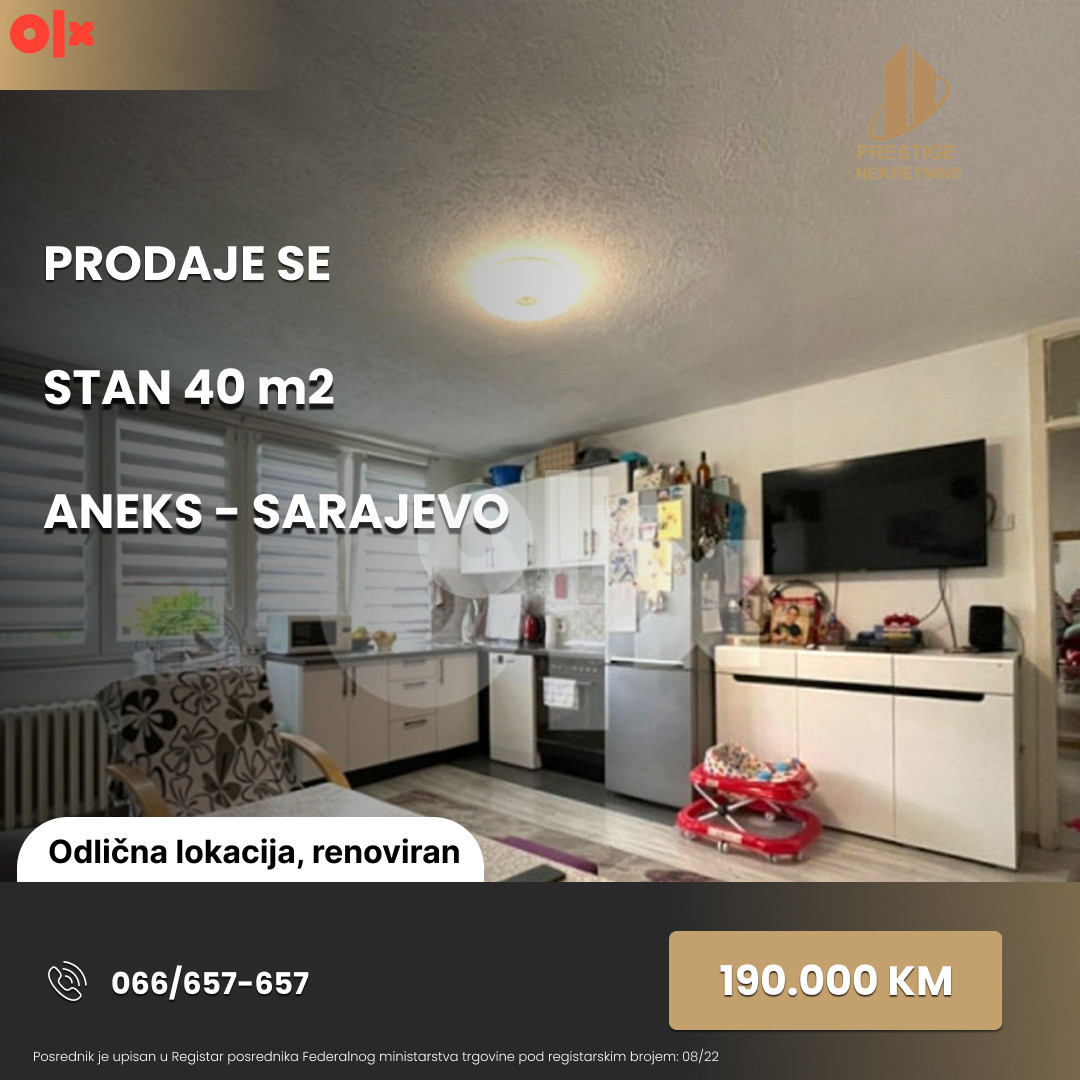 Stan 40 m2 - Aneks/Cengic Vila 2 - Sarajevo