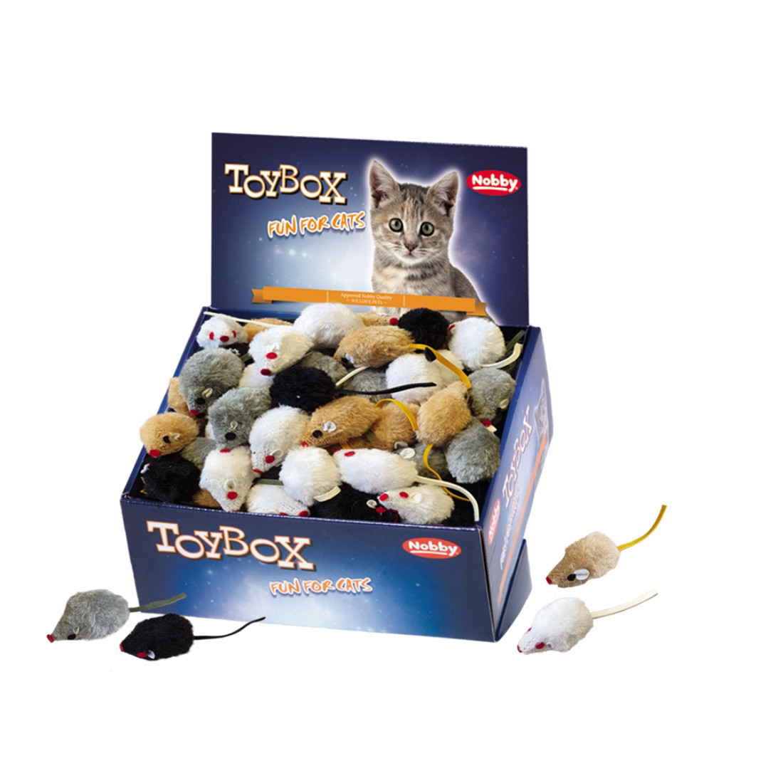 Nobby cat krzneni miš igračka za mace 5cm