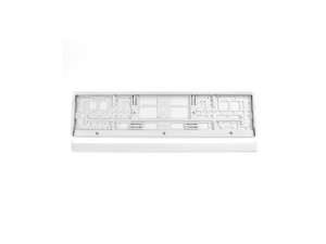 Okvir za registarske tablice AMIO bijeli 53x12x1cm 043134