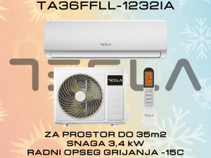 KLIMA SA UGRADNJOM INVERTER 12ka TESLA TA36FFLL-1232IA