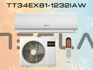 KLIMA SA UGRADNJOM INVERTER 12ka TESLA TT34EX81-1232IAW SA WI-FI