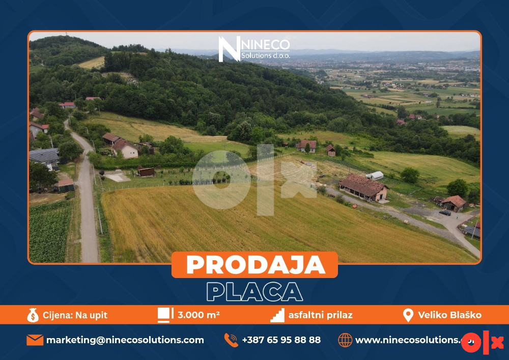 PLAC - VELIKO BLAŠKO - 3.000 m2