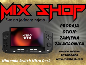 CRKD Nitro Deck Black Edition Nintendo Switch Oled NSW joystick h