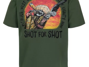 PIT BULL WEST COAST Majica SHOT FOR SHOT Green