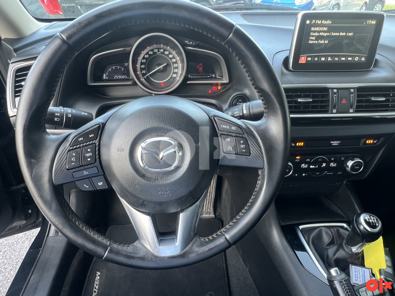 Mazda 3 2.2D 110kW 2015 god Sedan *kamera* SkyActiv