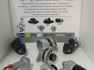 Anlaser alternator 12 - 24V širok izbor, tehnička podrška