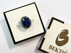 Prsten zenski srebreni srebro 925 srebrni prstenje markezit