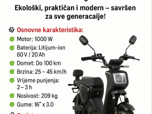 Električni skuter GOLDEN LION JSC2 1000W