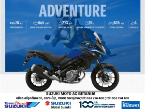 SUZUKI V-STROM 650 - ADVENTURE BIKE - AC BETANIJA