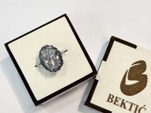 Prsten zenski srebreni srebro 925 srebrni prstenje markezit