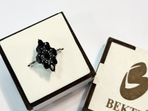 Prsten zenski srebreni srebro 925 srebrni prstenje markezit