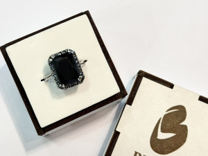 Prsten zenski srebreni srebro 925 srebrni prstenje markezit