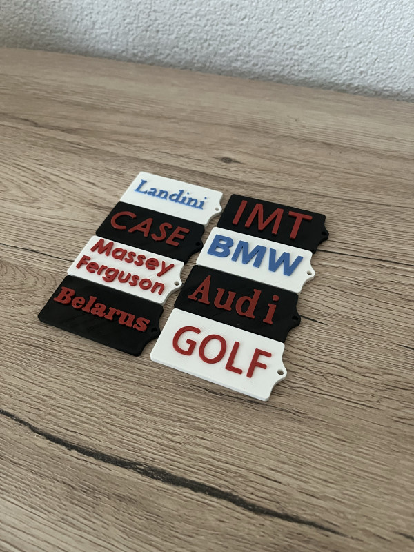 Izrada privjesaka po želji/reklamni materijal/promotivni