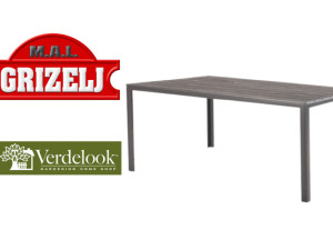 STOL STOLOVI SIVI EFEKT DRVO 156 x 78 x 74 cm