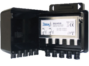 Pojačalo antensko, 3 ulaza - 1 izlaz, 108dBmV ZD 512 TLTE