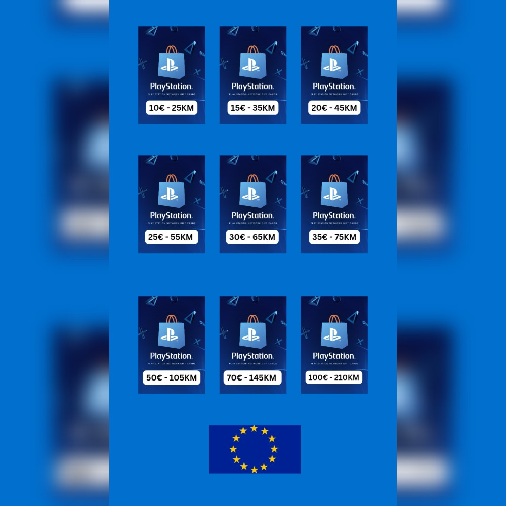 PLAYSTATION PSN GIFT CARD 10 20 25 50 100 (US,EU,UK,HR)