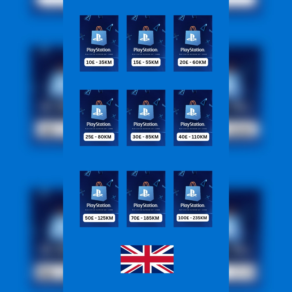 PLAYSTATION PSN GIFT CARD 10 20 25 50 100 (US,EU,UK,HR)