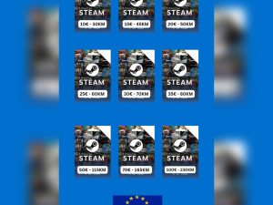 STEAM GIFT CARD 10 15 20 25 30 40 50 70 100
