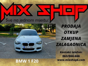 BMW 1 F20 114d M Paket 1.6d Registriran Mpaket Optic 114 D 1.6