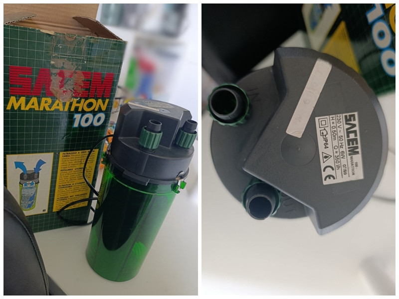 Ukrasi za akvarijum, pumpa, kanister filter, grijači, oprema