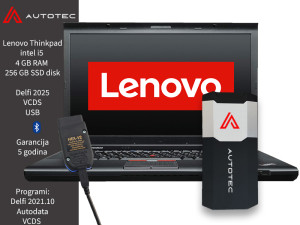 Auto dijagnostika VCDS Delfi Lenovo T520 Autocom Delphi
