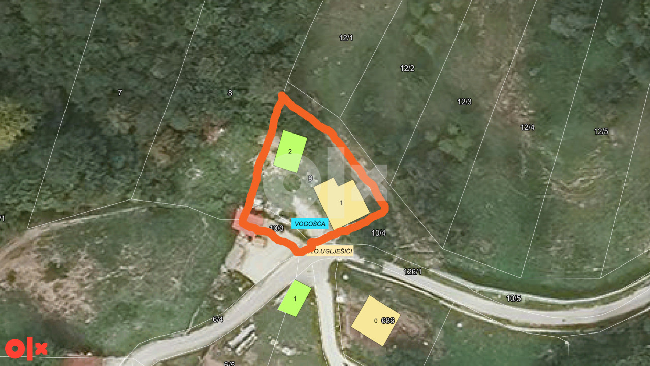 Zemljište Vogošća Uglješići 545m2 4