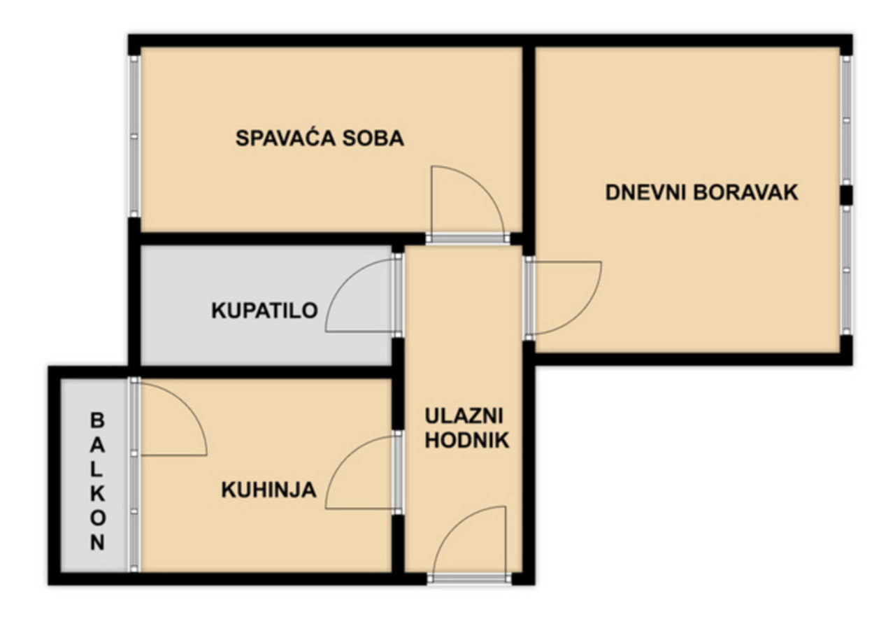 Dvosoban stan/Čengić Vila/useljivo/osunčano/53m2/5.sprat